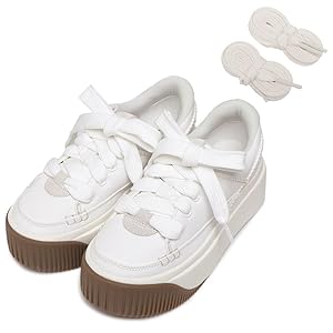 美品❣️◆UGG ホワイトプラットフォームスニーカー23,0cm◆ Amazon | [UGG]アグ 厚底 スニーカー イージー ダジット